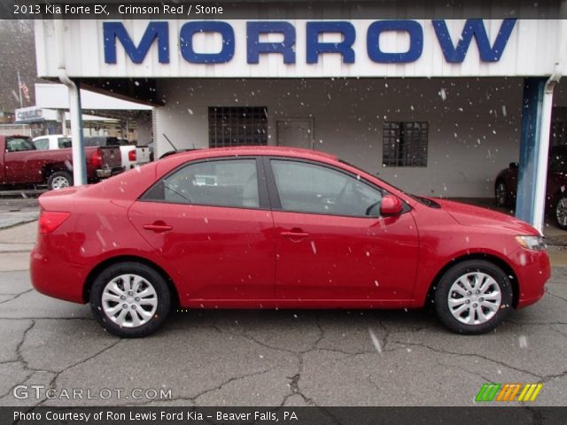 2013 Kia Forte EX in Crimson Red