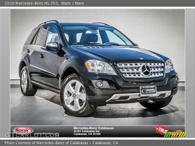 2010 Mercedes-Benz ML 350 in Black