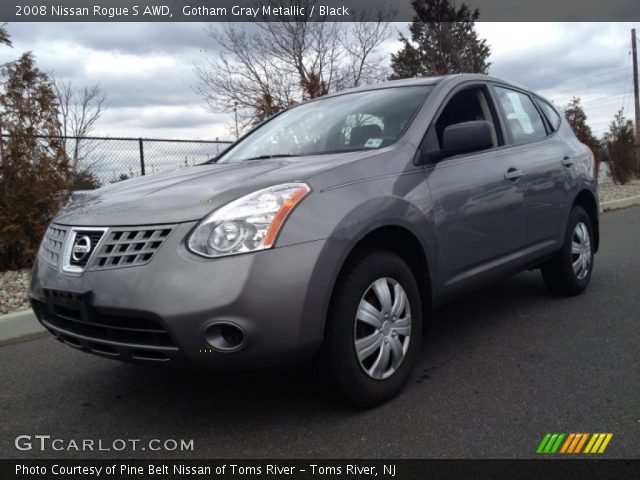 2008 Nissan Rogue S AWD in Gotham Gray Metallic