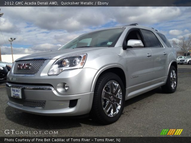 2012 GMC Acadia Denali AWD in Quicksilver Metallic