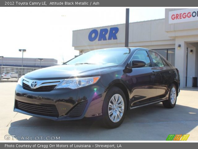 2012 Toyota Camry LE in Attitude Black Metallic