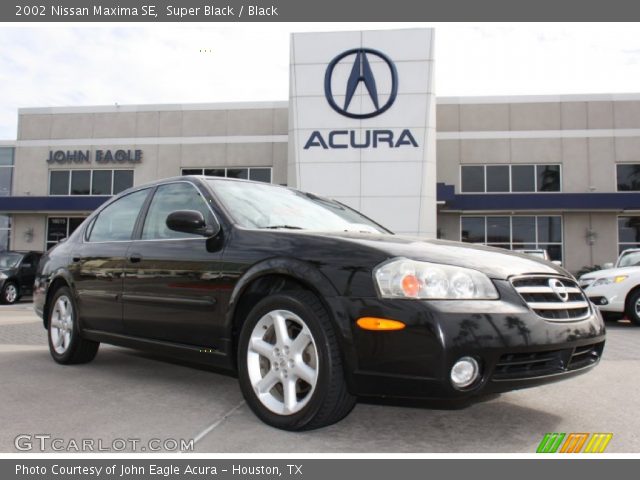 2002 Nissan Maxima SE in Super Black