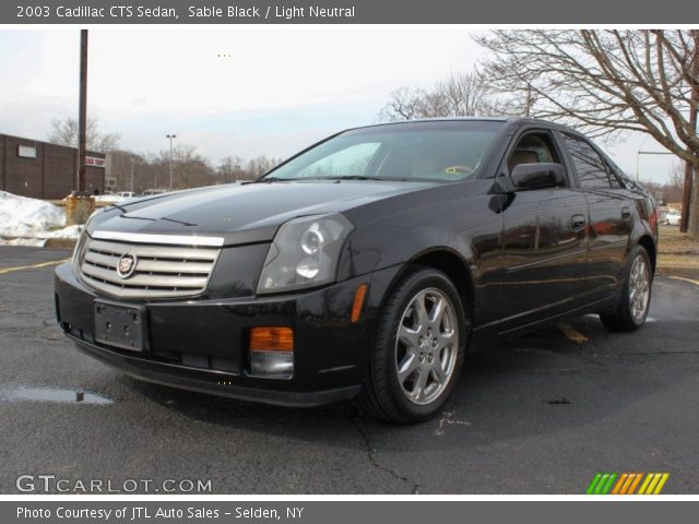 2003 Cadillac CTS Sedan in Sable Black