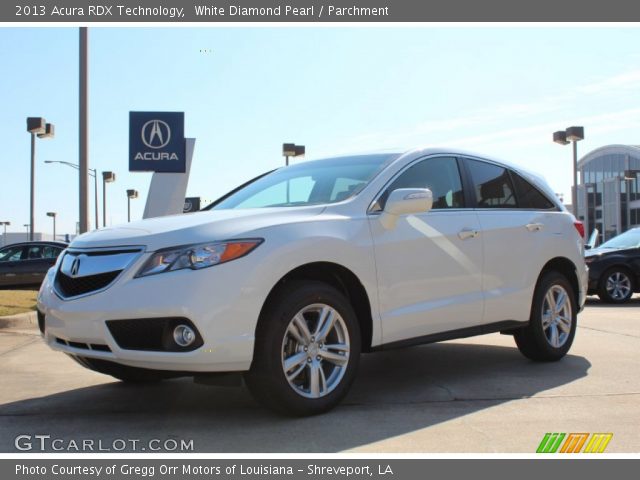 2013 Acura RDX Technology in White Diamond Pearl