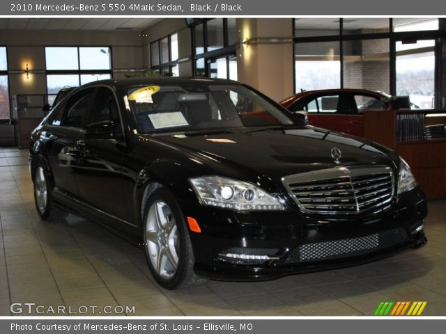 2010 Mercedes-Benz S 550 4Matic Sedan in Black