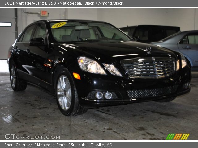 2011 Mercedes-Benz E 350 4Matic Sedan in Black