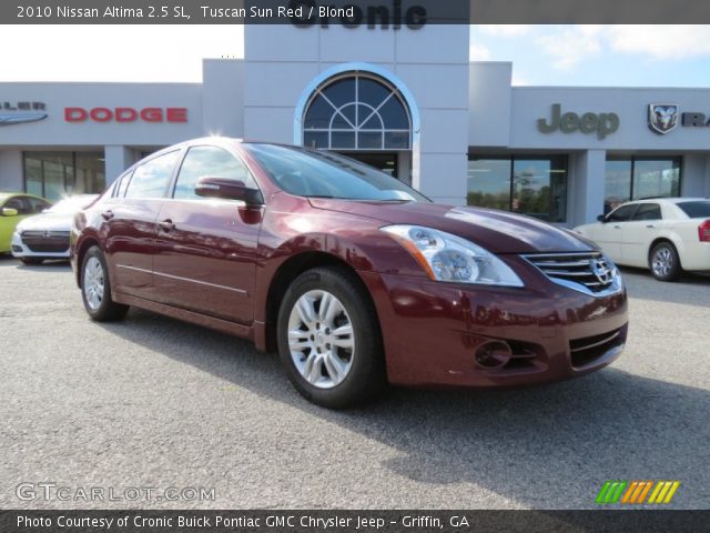 2010 Nissan Altima 2.5 SL in Tuscan Sun Red