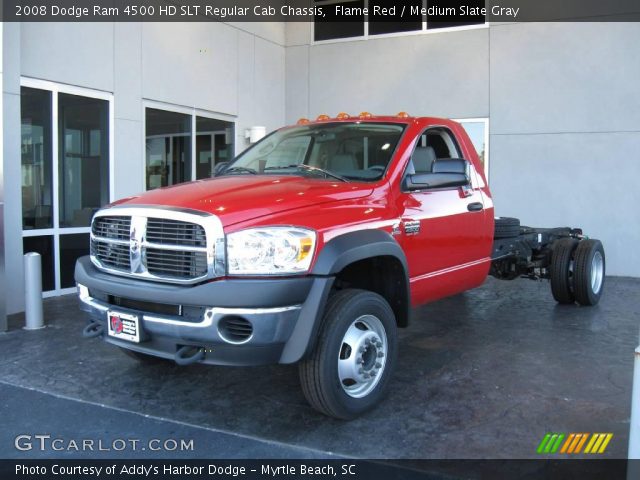 2008 Dodge Ram 4500 HD SLT Regular Cab Chassis in Flame Red