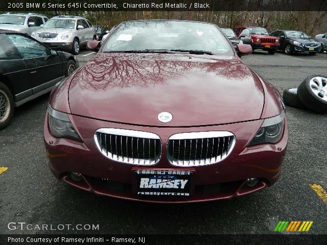 2005 BMW 6 Series 645i Convertible in Chiaretto Red Metallic