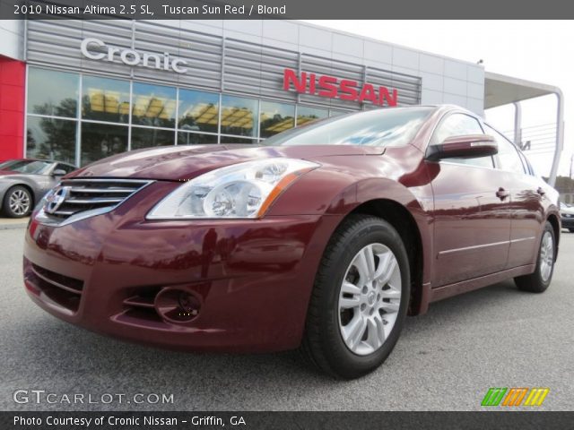 2010 Nissan Altima 2.5 SL in Tuscan Sun Red