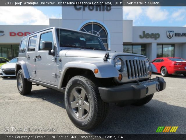 2013 Jeep Wrangler Unlimited Oscar Mike Freedom Edition 4x4 in Billet Silver Metallic