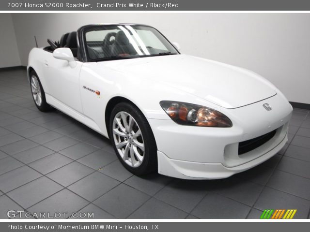 Grand Prix White 2007 Honda S2000 Roadster Black Red