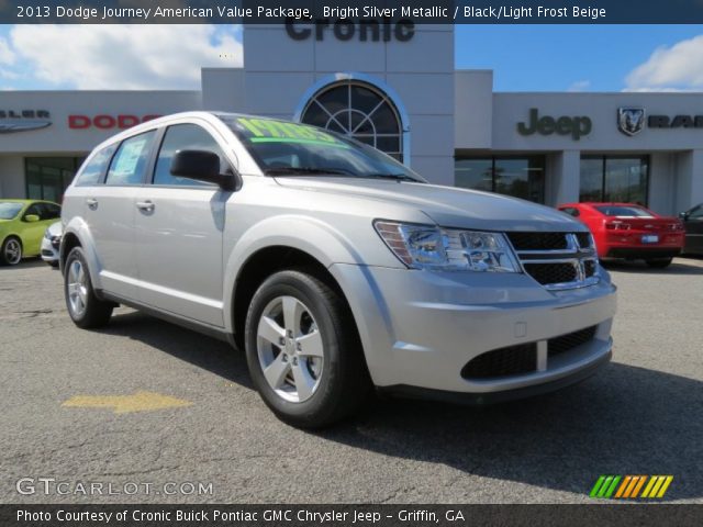 2013 Dodge Journey American Value Package in Bright Silver Metallic