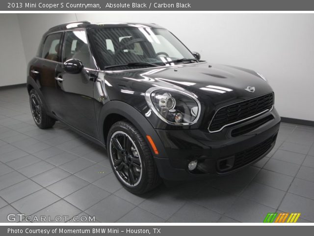 2013 Mini Cooper S Countryman in Absolute Black