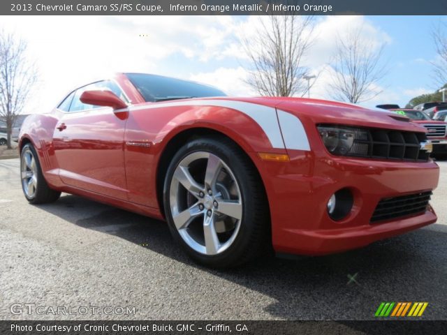 2013 Chevrolet Camaro SS/RS Coupe in Inferno Orange Metallic