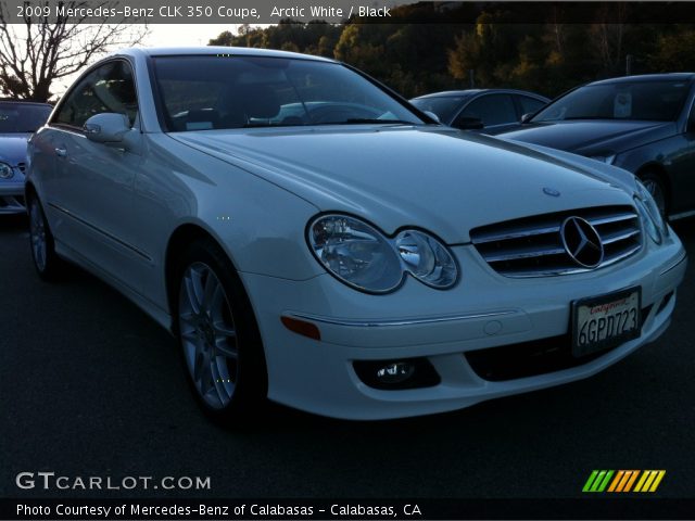 2009 Mercedes-Benz CLK 350 Coupe in Arctic White