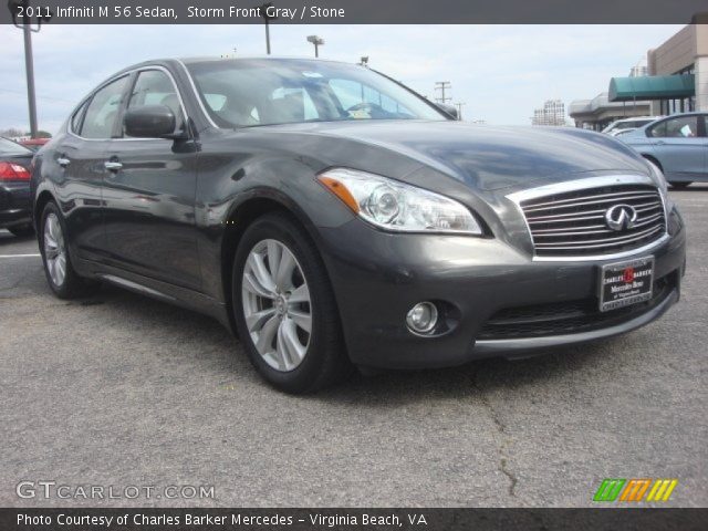 2011 Infiniti M 56 Sedan in Storm Front Gray