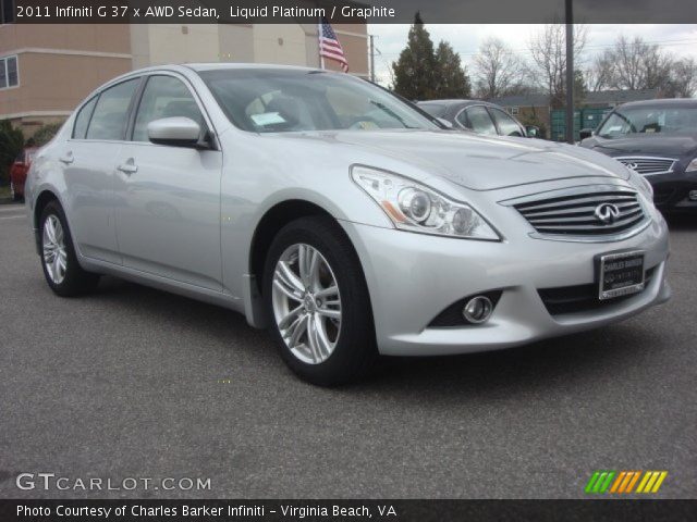 2011 Infiniti G 37 x AWD Sedan in Liquid Platinum