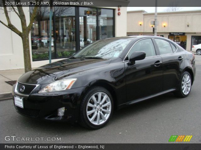 2008 Lexus IS 250 AWD in Obsidian Black