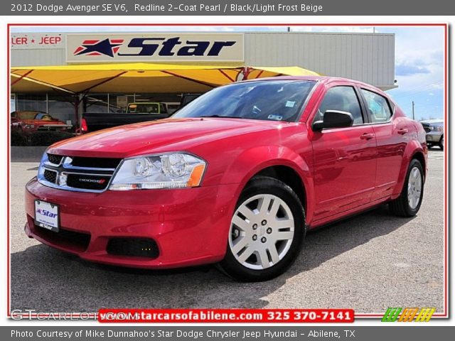 2012 Dodge Avenger SE V6 in Redline 2-Coat Pearl