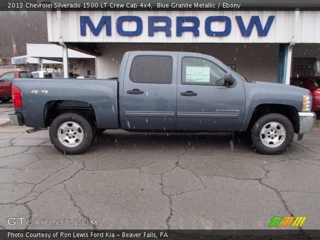 2013 Chevrolet Silverado 1500 LT Crew Cab 4x4 in Blue Granite Metallic