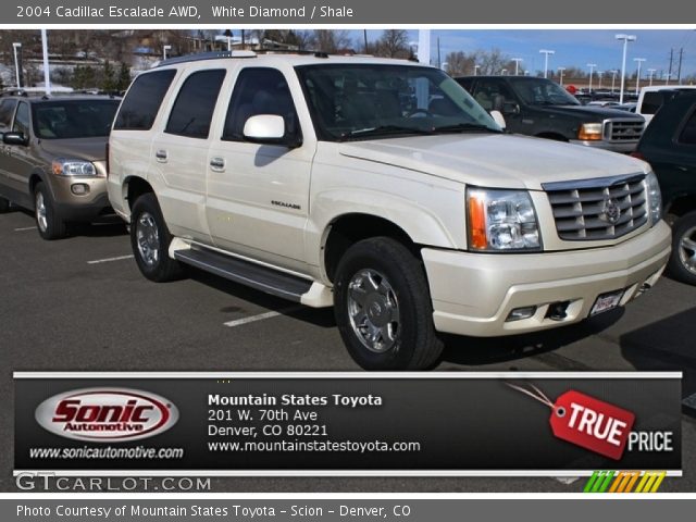 2004 Cadillac Escalade AWD in White Diamond