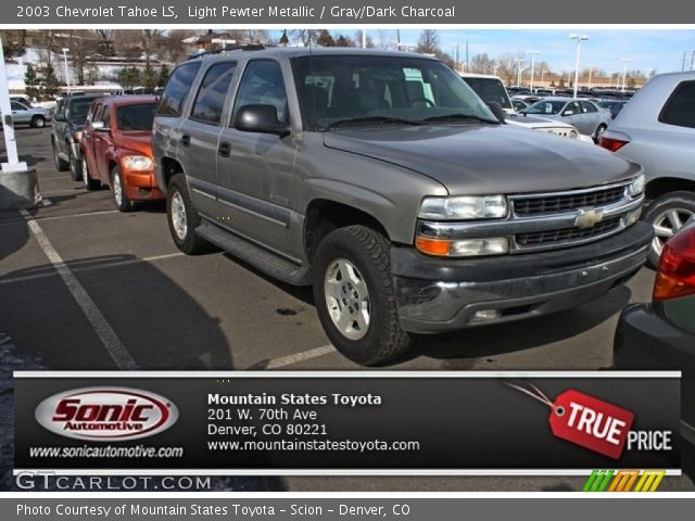 2003 Chevrolet Tahoe LS in Light Pewter Metallic