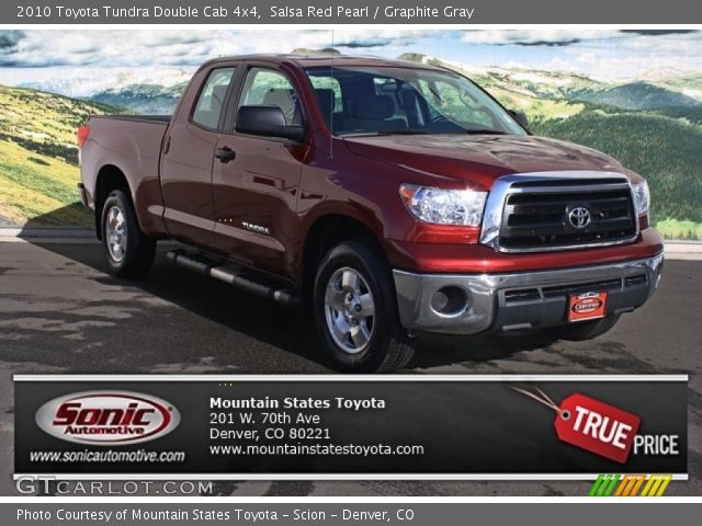 2010 Toyota Tundra Double Cab 4x4 in Salsa Red Pearl