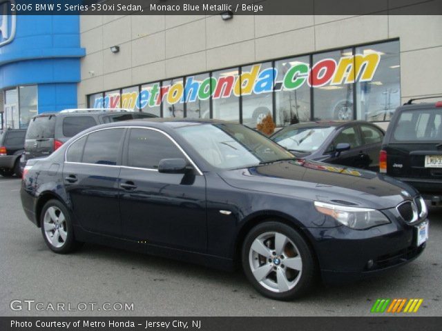 2006 BMW 5 Series 530xi Sedan in Monaco Blue Metallic