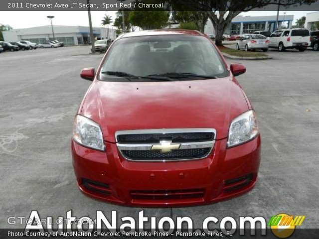 2011 Chevrolet Aveo LT Sedan in Sport Red