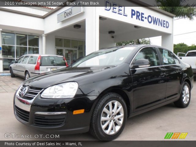 2010 Volkswagen Jetta SE Sedan in Black