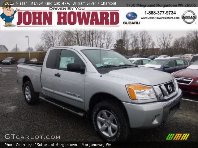2013 Nissan Titan SV King Cab 4x4 in Brilliant Silver