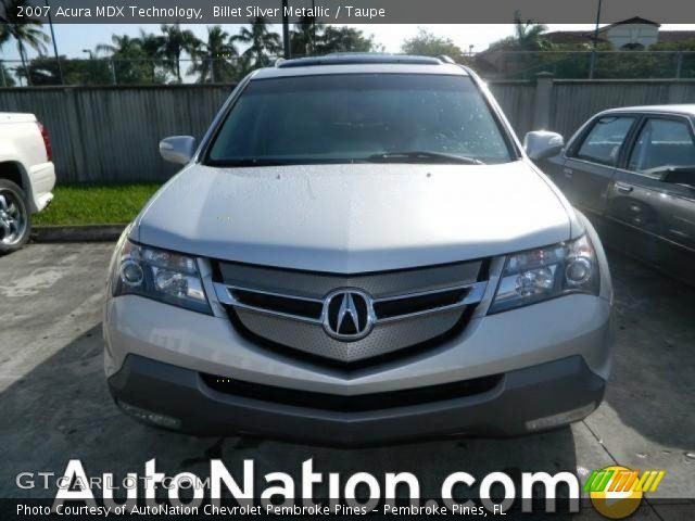 2007 Acura MDX Technology in Billet Silver Metallic