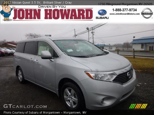 2012 Nissan Quest 3.5 SV in Brilliant Silver