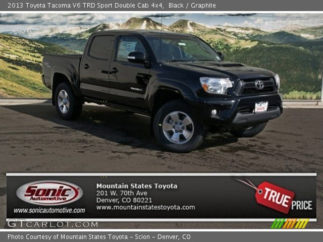 2013 Toyota Tacoma V6 TRD Sport Double Cab 4x4 in Black