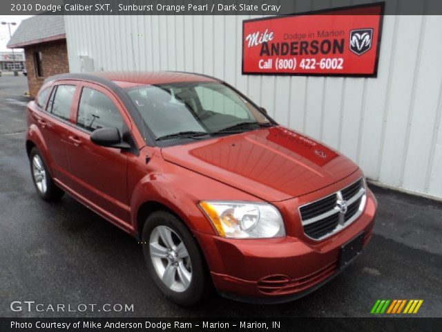 2010 Dodge Caliber SXT in Sunburst Orange Pearl