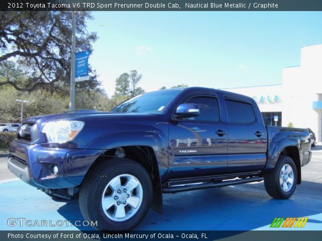 2012 Toyota Tacoma V6 TRD Sport Prerunner Double Cab in Nautical Blue Metallic