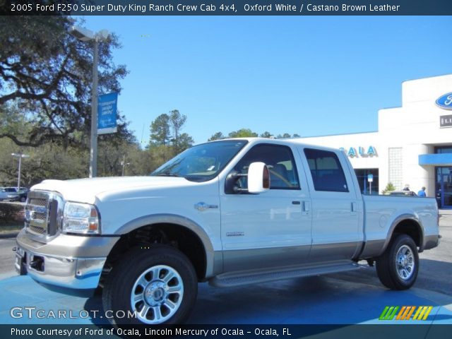 2005 Ford F250 Super Duty King Ranch Crew Cab 4x4 in Oxford White