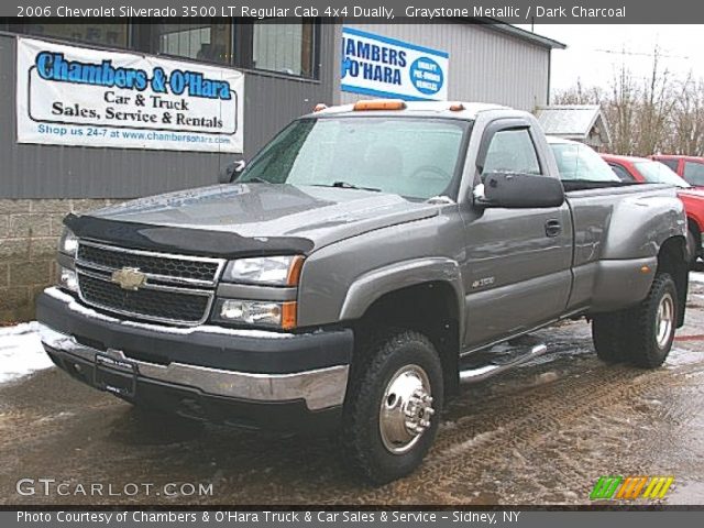 2006 Chevrolet Silverado 3500 LT Regular Cab 4x4 Dually in Graystone Metallic
