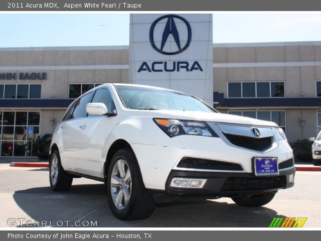 2011 Acura MDX  in Aspen White Pearl