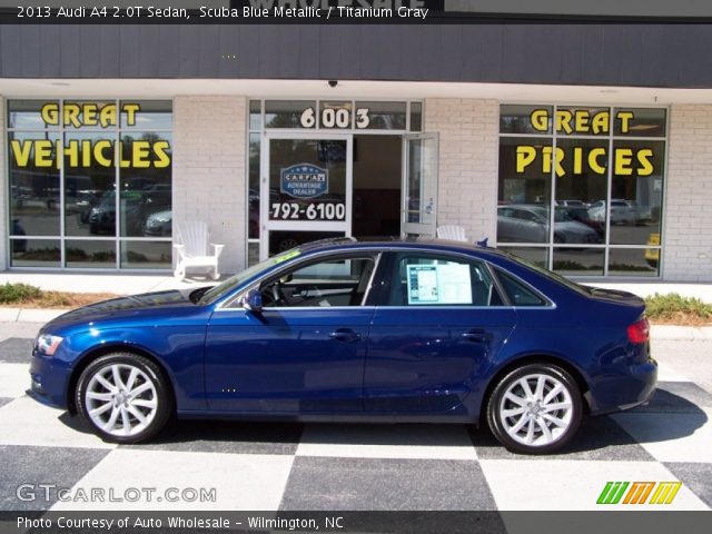 2013 Audi A4 2.0T Sedan in Scuba Blue Metallic