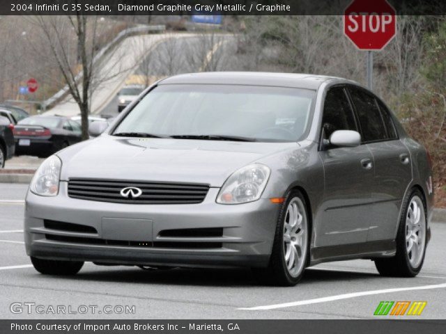 2004 Infiniti G 35 Sedan in Diamond Graphite Gray Metallic