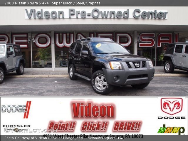 2008 Nissan Xterra S 4x4 in Super Black