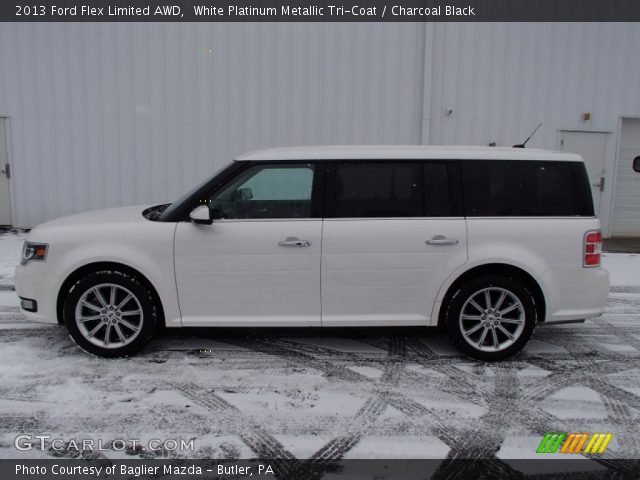 2013 Ford Flex Limited AWD in White Platinum Metallic Tri-Coat