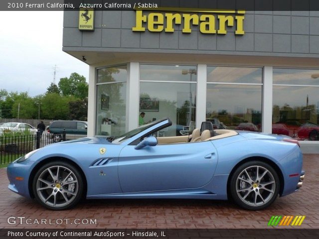 2010 Ferrari California  in Azzurro California