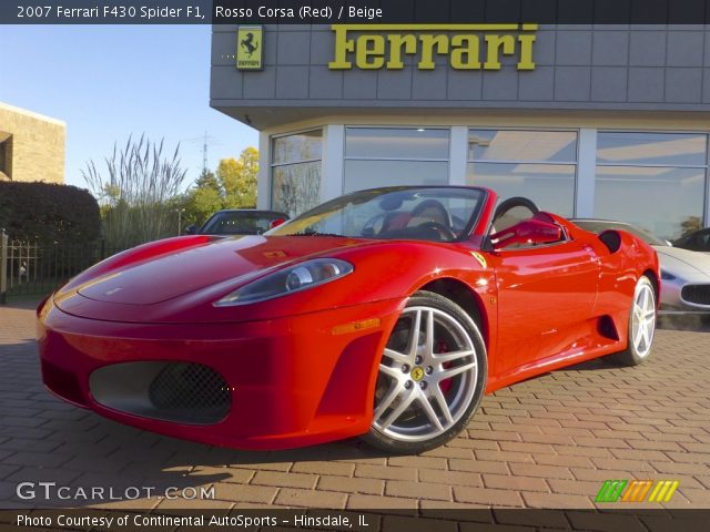 2007 Ferrari F430 Spider F1 in Rosso Corsa (Red)