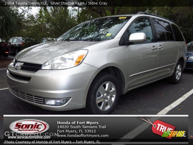 2004 Toyota Sienna XLE in Silver Shadow Pearl