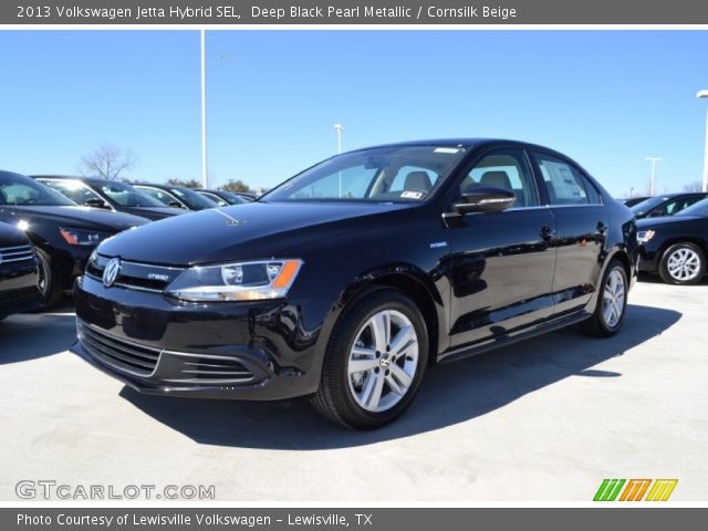 2013 Volkswagen Jetta Hybrid SEL in Deep Black Pearl Metallic