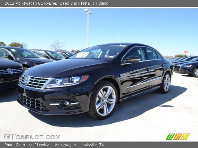 2013 Volkswagen CC R-Line in Deep Black Metallic