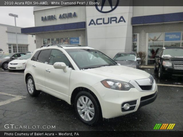 2010 Acura RDX SH-AWD in White Diamond Pearl